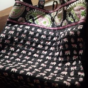 Classic pattern tote